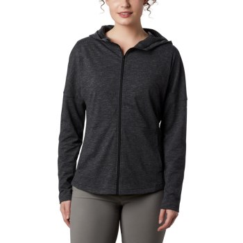 Columbia Cades Cove Full Zip, Sudaderas Con Capucha Negros Para Mujer | 092175-ROP